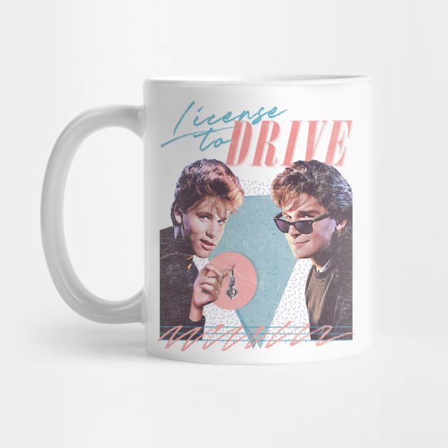 License To Drive / Retro 80s Movie Fan Design by DankFutura